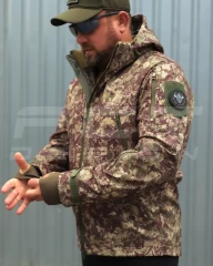 Куртка Хантер Софтшелл фліс на сітці Хижак