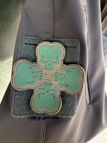 Шеврон/патч гумовий ПВХ Клевер