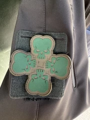 Шеврон/патч гумовий ПВХ Клевер