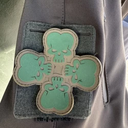 Шеврон/патч резиновый ПВХ Клевер