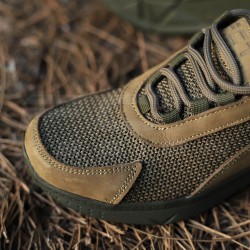 Кроссовки женские летние Urban N-32 замша хаки, зеленая подошва ТОЛЬКО 36-39р