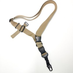 Ремень для АК трехточечный полиамидный с быстрым сбросом койот
