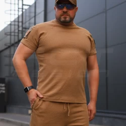 Футболка тактическая летняя Zara Комбат койот