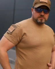 Футболка тактична літня Zara Комбат койот