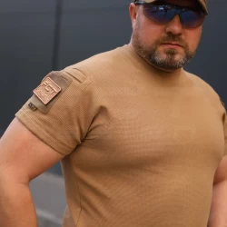 Футболка тактическая летняя Zara Комбат койот