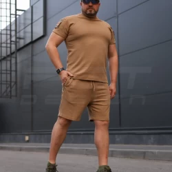 Футболка тактическая летняя Zara Комбат койот