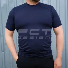 Футболка тактична джерсі стрейч темно-синя