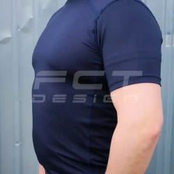 Футболка тактическая джерси стрейч темно-синяя