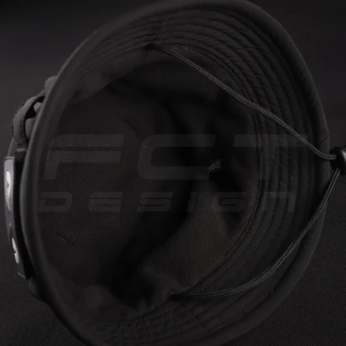 Панама тактична Софтшелл демісезонна з велкро панеллю Чорна 56 56