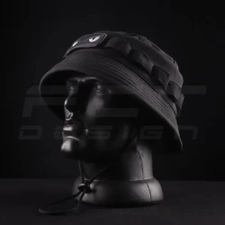 Панама тактическая Софтшелл демисезонная с велкро панелью Черная