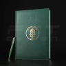 Блокнот щоденник НГУ А4 зелений із тисненням датований на 2025 рік 21х29,7 см 21х29,7 см