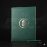 Блокнот щоденник НГУ А4 зелений із тисненням датований на 2026 рік 21х29,7 см 21х29,7 см