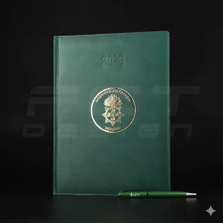 Блокнот щоденник НГУ А4 зелений із тисненням датований на 2026 рік