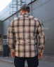 Тактическая милитари Рубашка FCT зимняя утепленная в клетку Койот флис подкладка (25 номер) 40-42/3