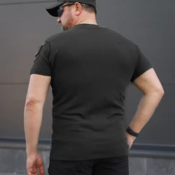 Футболка тактическая летняя Zara Комбат черная