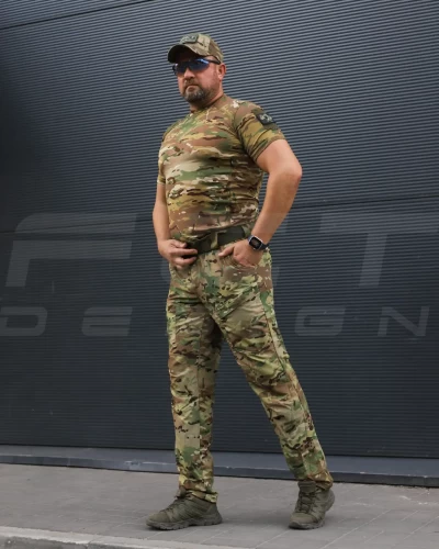 Футболка тактична джерсі стрейч мультикам 44 44