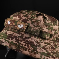 Панама тактическая Софтшелл демисезонная с велкро панелью Хищник пиксель G-0822