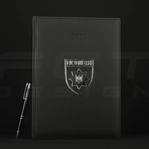 Блокнот щоденник Поліція А4 з тисненням датований 21х29,7 см 21х29,7 см