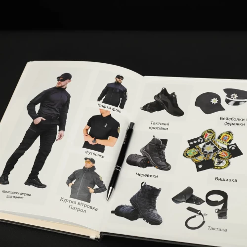 Блокнот щоденник Поліція А4 з тисненням датований 21х29,7 см 21х29,7 см