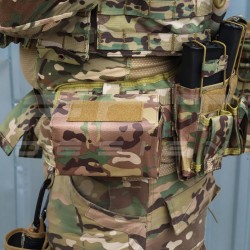 Ремень пояс тактический модульный с итогами MOLLE Multicam