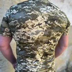 Футболка тактическая джерси стрейч пиксель ВСУ
