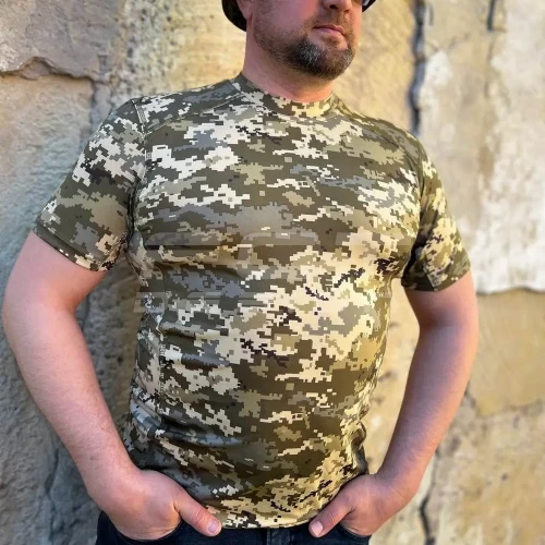 Футболка тактична джерсі стрейч піксель ЗСУ 44 44