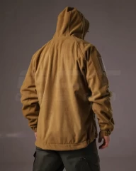 Куртка Хантер флісова на мембрані непромокаюча койот