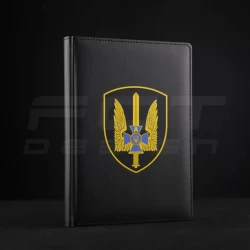 Блокнот щоденник СБУ з нанесенням А5 чорний