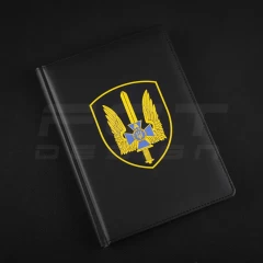 Блокнот щоденник СБУ з нанесенням А5 чорний