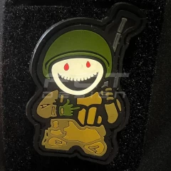 Шеврон/патч гумовий ПВХ Демон Солдат