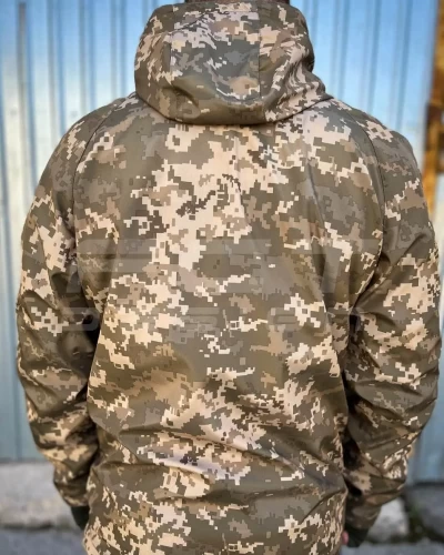 Куртка тактична Хантер дюспо на флісі Піксель ЗСУ 40-42/3 40-42/3