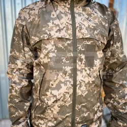 Куртка тактическая Хантер дюспо на флисе Пиксель ВСУ