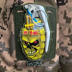 Шеврон/патч резиновый ПВХ Граната