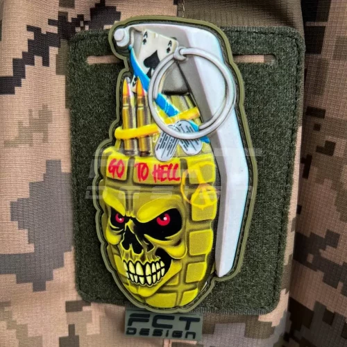 Шеврон/патч гумовий ПВХ Граната