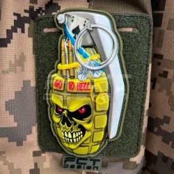 Шеврон/патч резиновый ПВХ Граната