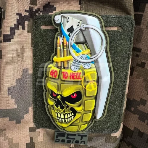 Шеврон/патч гумовий ПВХ Граната