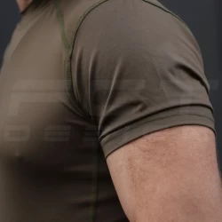 Футболка влагоотводящая Джерси антистатик хаки 