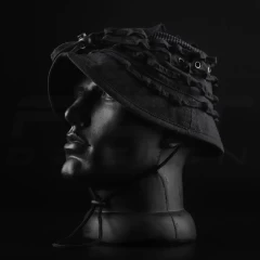 Панама тактична Хантер ріп-стоп з регулятором Чорна