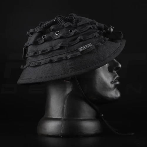 Панама тактична Хантер ріп-стоп з регулятором Чорна 56 56