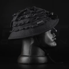 Панама тактична Хантер ріп-стоп з регулятором Чорна