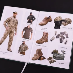 Блокнот дневник НГУ с нанесением А5 хаки