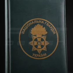 Блокнот дневник НГУ с нанесением А5 хаки