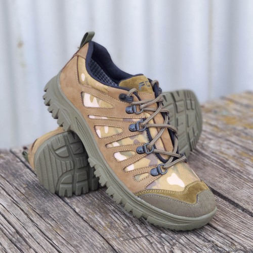 Кросівки жіночі тактичні демісезонні Вікінг зі вставками мультикам койот 36 36