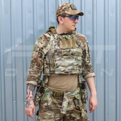 РПС тактичний пояс розвантаження з ременем та підсумками MOLLE Multicam.