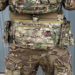 РПС - тактический пояс-разгрузка с ремнем и итогами MOLLE Multicam