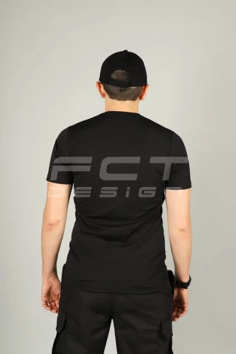 Футболка вологовідводяча (чорна) 44 44