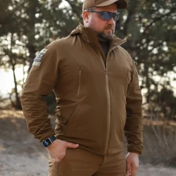 Куртка Хантер Баланс стрейч на сетке Койот