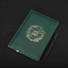Блокнот щоденник ЗСУ хакі А5 з тисненням золото 14,8 х21 см 14,8 х21 см