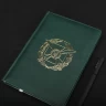 Блокнот щоденник ЗСУ хакі А5 з тисненням золото 14,8 х21 см 14,8 х21 см