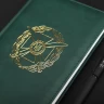 Блокнот щоденник ЗСУ хакі А5 з тисненням золото 14,8 х21 см 14,8 х21 см